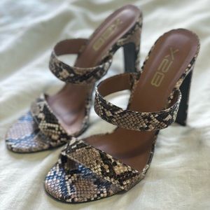 Snake Skin Heels